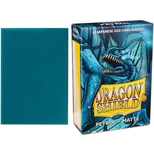 Bọc Bài Yugioh: Dragon Shield 60 - Deck Protector Sleeves - Japanese size Matte Petrol - AT-11120