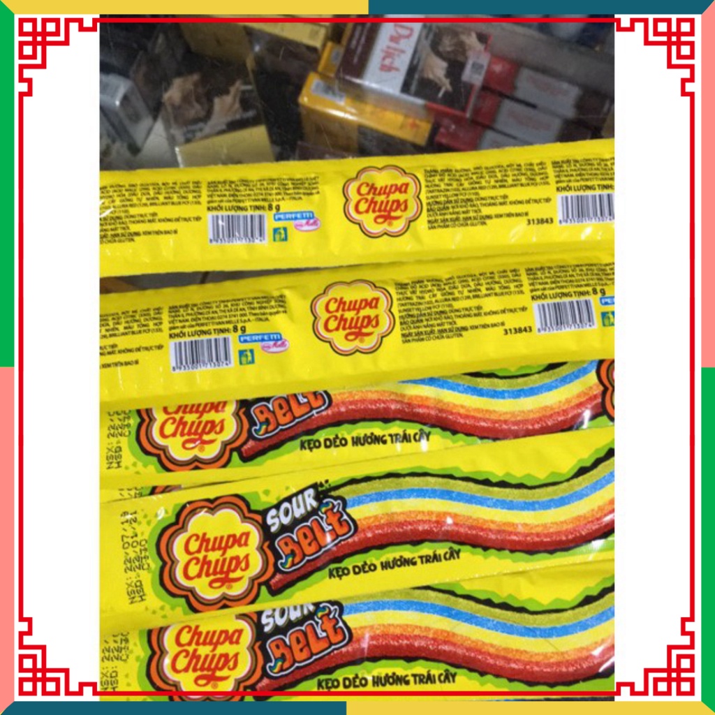 Set 5 thanh Kẹo Dẻo Hương hoa trái Chupa Chúp 8g