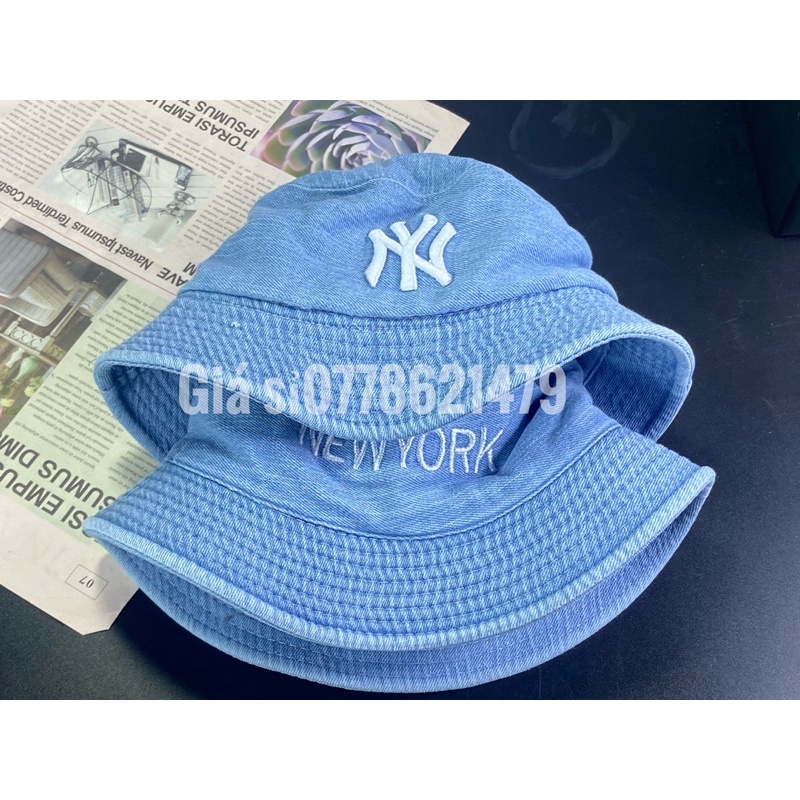 NÓN RIN BUCKET MŨ TAI BÈO RIN 2 MẶT N.Y + La CÁ TÍNH