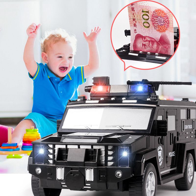 Hộp Đựng Tiền Tiết Kiệm Hình Xe Hơi Có Mật Khẩu Vân Tay