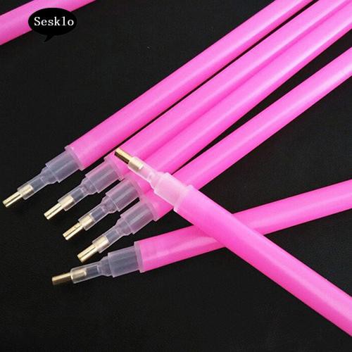 Đồ Chơi Nhân Vật SK SK Độc Đáo Sáng Tạo☀Set 10 Bút Chấm Hạt Đính Móng Nghệ Thuật