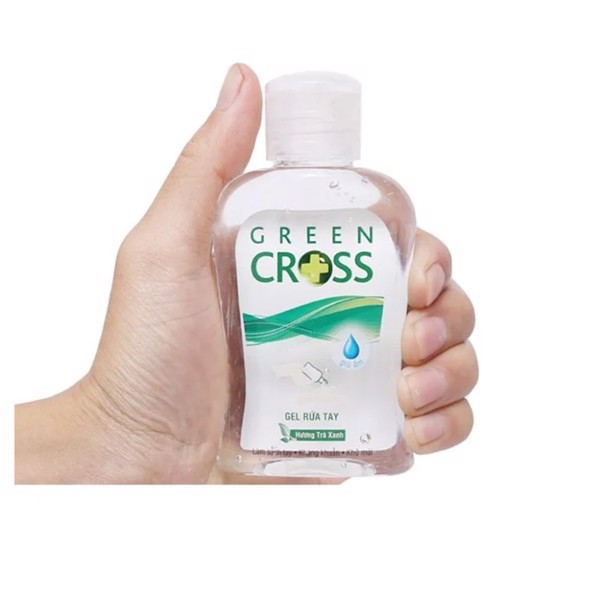 Dung dịch rửa tay khô Green Cross hương trà xanh chai 100ml | BigBuy360 - bigbuy360.vn