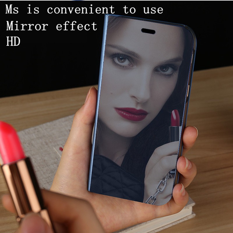 Flip Smart Mirror Stand Oppo F5 A3S A71 A83 A3S F9 - Autolock Case Hard Cover Mirror S-View Auto Lock Flipcover