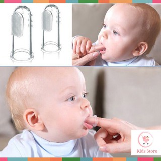 Rơ lưỡi Silicon xỏ ngón chống tưa lưỡi dai mềm dành cho bé RL02