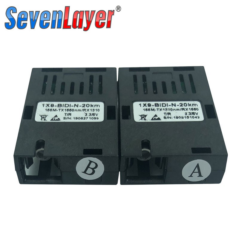 1 Cặp Đầu Nối Chuyển Đổi  155M SC BIDI 20km 1 * 9 Sang 100M HTB-3100