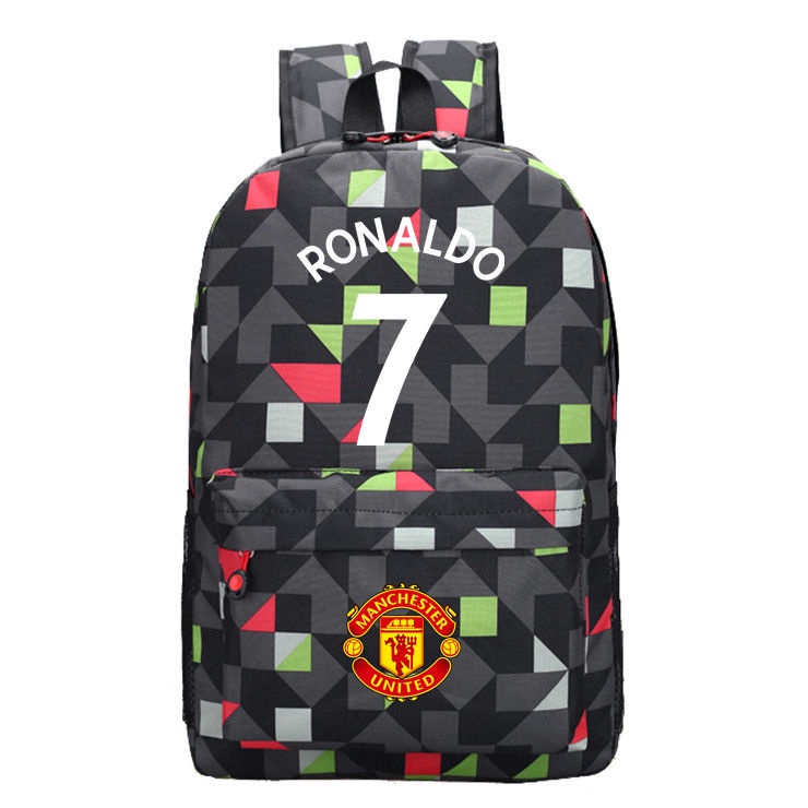 Bán Chạy Ba Lô Manchester United Cho Nam Và Nữ C Luo No. Set 7 Balo Thể Thao Vải Canvas Thời Trang Năng Động