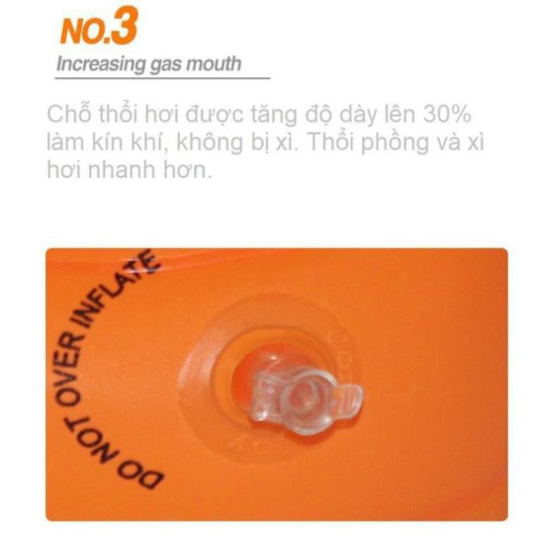 Bộ 2 Phao Đeo Cánh Tay Tập Bơi Chất Liệu PVC An Toàn Cho Bé 1-6 tuổi