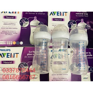 Bình Sữa Avent Natural 330ml cổ rộng
