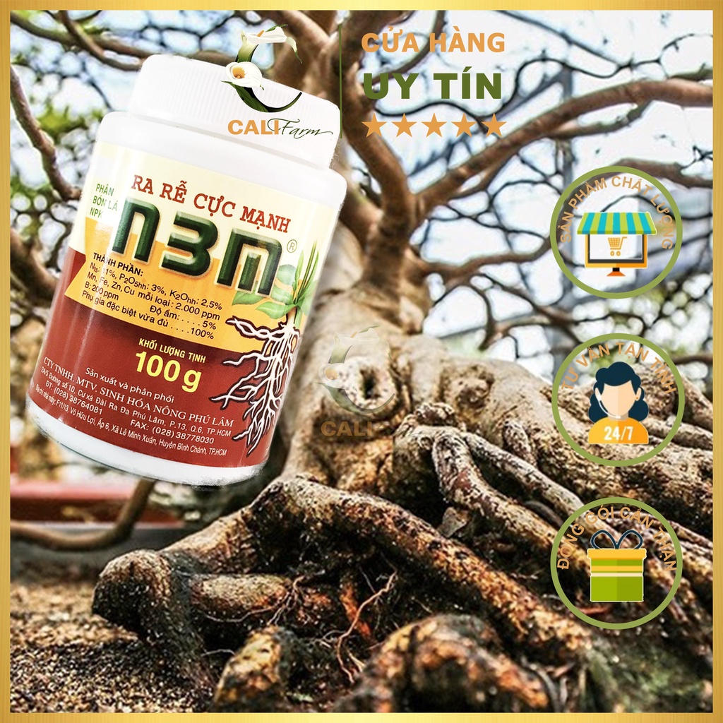 Phân bón lá kích Ra Rễ Cực Mạnh N3M - hộp 100g