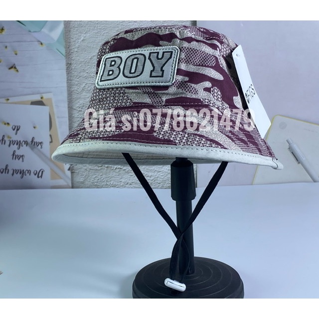 Nón vành dành cho bé 3 tuổi đến 8 tuổi - mũ rằng ri 2 lớp cho bé trai cực xinh