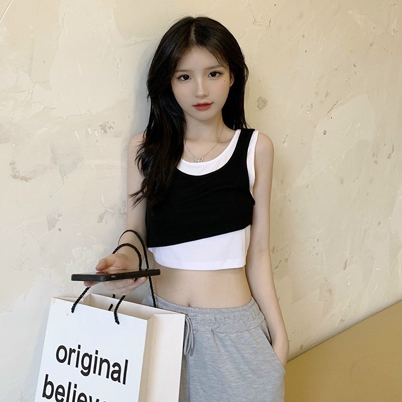 Áo Bra 2 Dây Bản To Chéo Vai Siêu Hot -  Áo Ngực Nữ Chất Cotton Mềm Mại Quyến Rũ