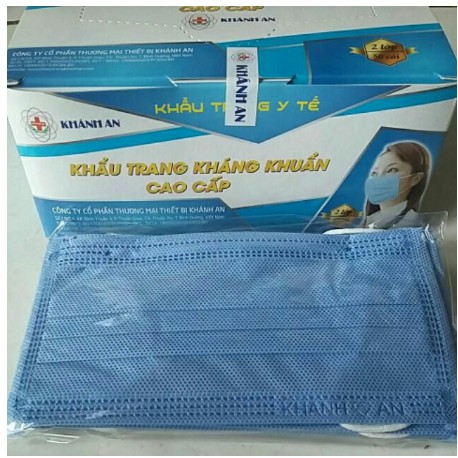 GIÁ SỈ 1 THÙNG (50 HỘP) - Hộp 50 cái Khẩu trang Khánh An chống thấm nước thuận tiện đi mưa