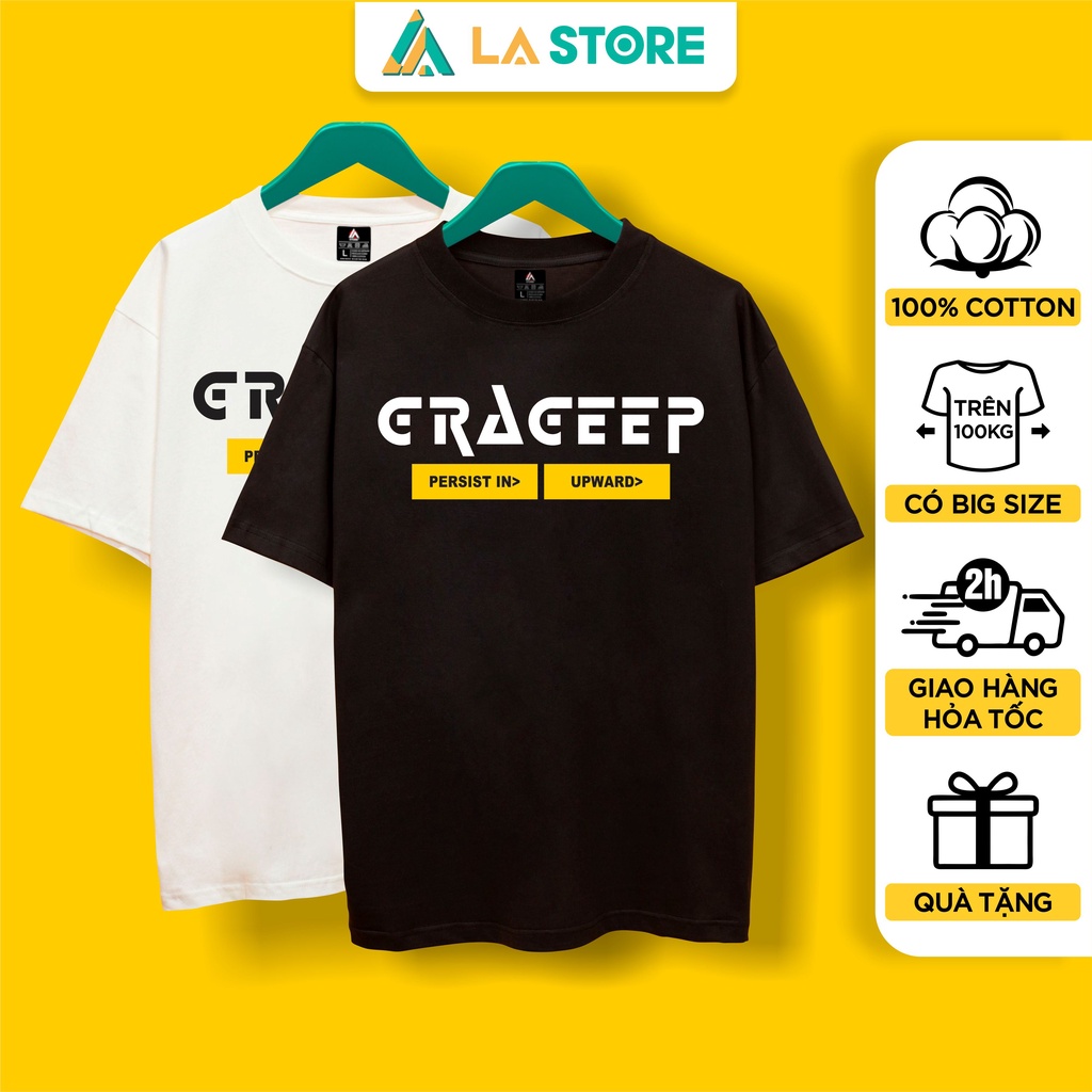 Áo Thun Unisex Cotton Basic GRAGEEP Form Rộng Tay Lỡ Nam Nữ Có Big Size | LẠ STORE