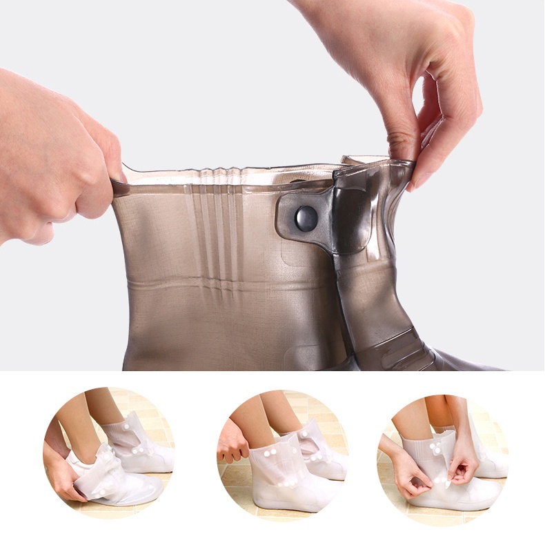 Bọc giày, ủng đi mưa trẻ em cao cấp FASOLA FSLPS-157