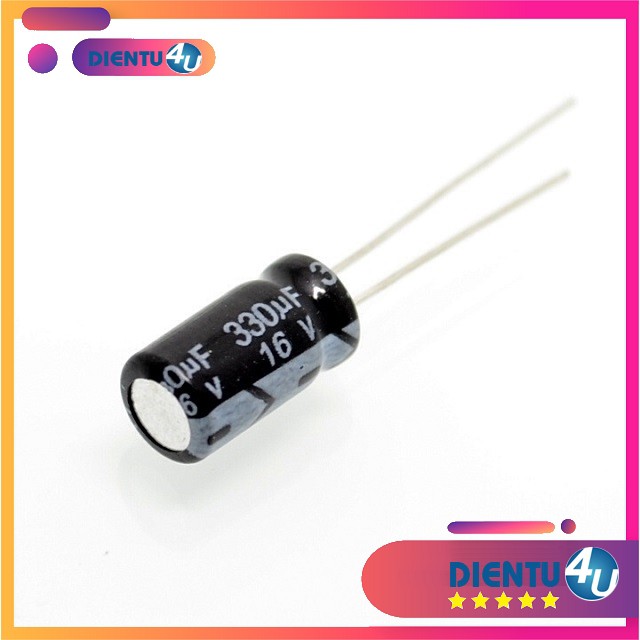 10 Tụ Hóa 330uF 16V 330uF/16V (10pcs/gói)
