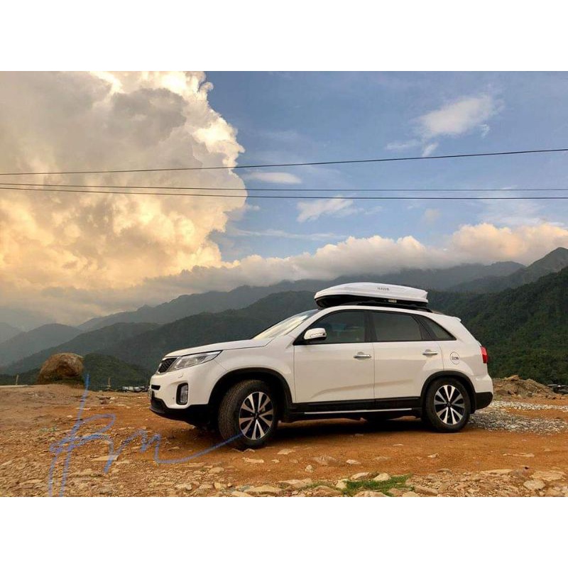 Cốp nóc xe ô tô ⚡ HÀNG CAO CẤP ⚡ Cốp mui ô tô thiết kế chắc chắn, không gian chứa đồ rộng