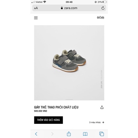 Giầy thể thao bé trai