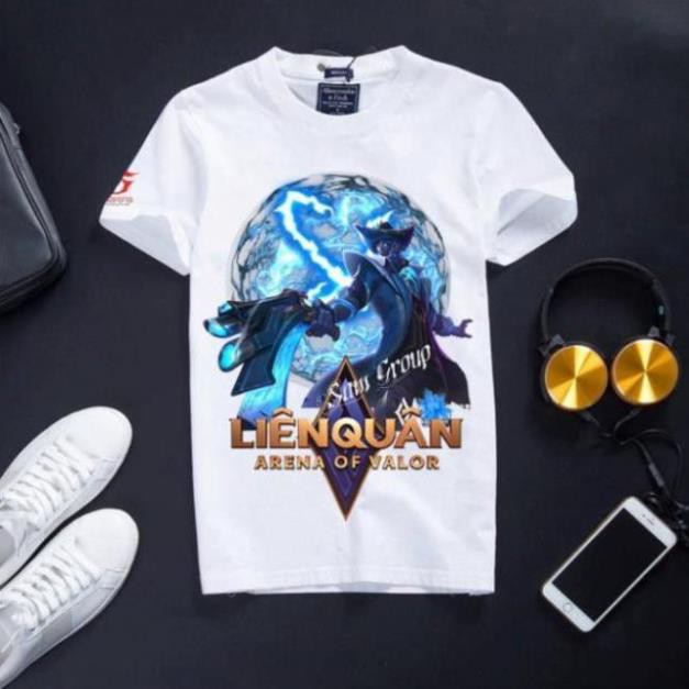 Takan Store [Đủ Size] Áo Liên Quân Mobile Cotton Màu Trắng Lindis Quang Tiễn Takan Store new  ྇ ་