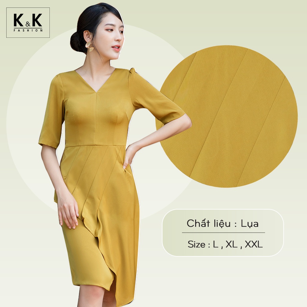 Váy Công sở Nữ Bigsize, Trung Niên Đi Làm Thiết Kế Cao Cấp Đẹp Thanh Lịch Sang Trọng K&K Fashion Đủ Kiểu Dáng
