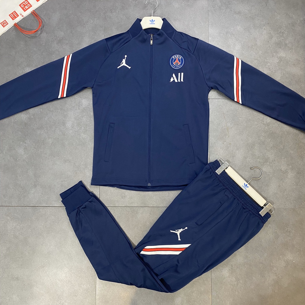 Bộ thu đông nam thể thao - Bộ đồ nỉ kéo khoá ADIDAS Paris Saint-Germain mẫu hot nhất 2021