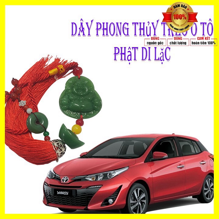 Khánh Ngọc Phật Di Lặc Phong Thủy Trang Trí Treo Trên Ô Tô PT-05