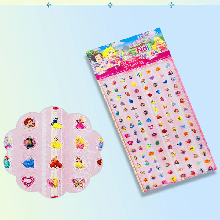 Sticker 120 miếng dán móng cho bé họa tiết hoạt hình lung linh BBShine – J017
