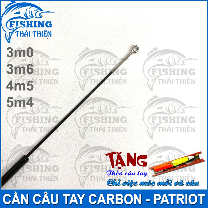 Cần câu tay Patriot Carbon 3m0 / 3m6 / 4m5 / 5m4