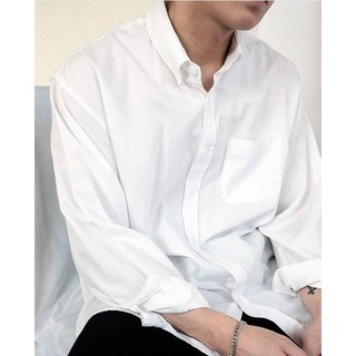 Áo sơ mi basic unisex form rộng