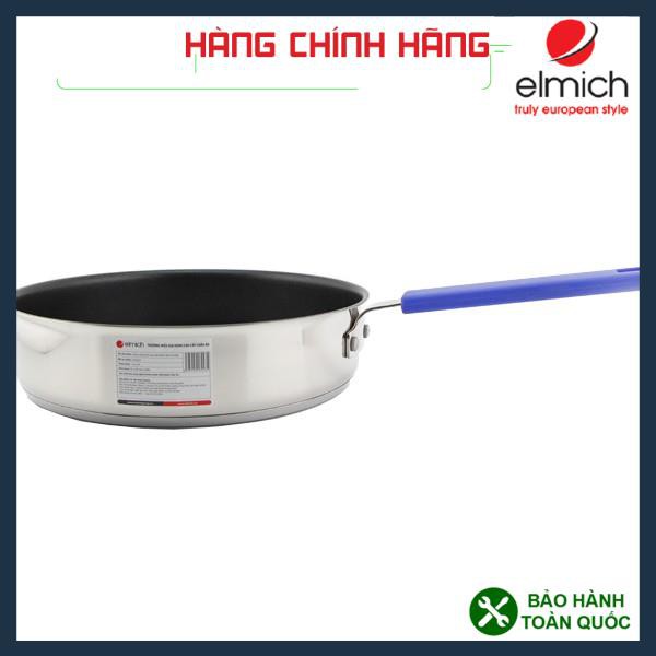 [XUẤT XỨ CH SÉC] CHẢO CHỐNG DÍNH INOX 304 ELMICH 26CM EL3243, 28CM EL3244, CHẢO CHỐNG DÍNH BẾP TỪ