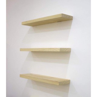 Kệ âm tường gỗ thông dày 5cm 60x20