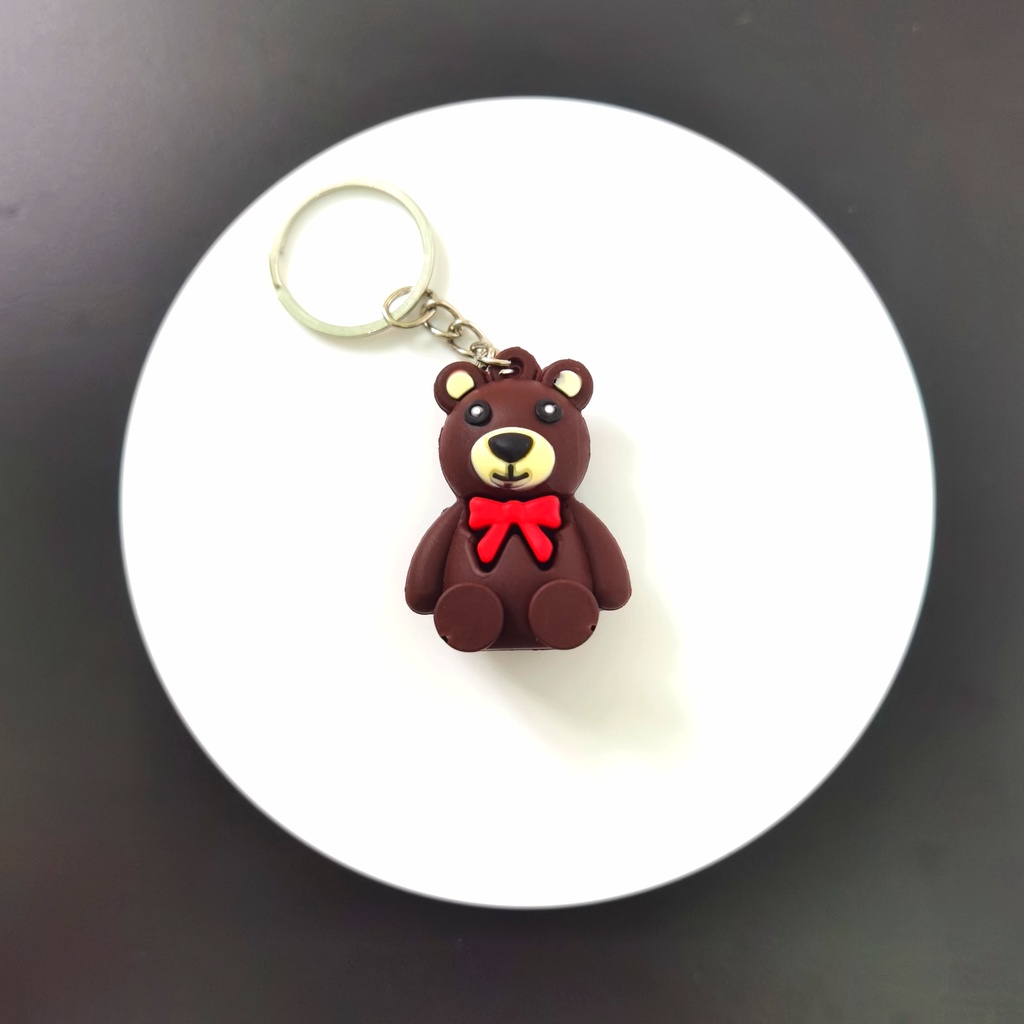 GIÁ SỈ  [CHỌN MẪU] MÓC KHOÁ silicone đầy đủ ba chiều 3D PVC treo balo túi xách