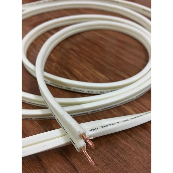 Dây Loa Monter loại 2 Ly dài 1M -  Dây LOA đồng nguyên chất MÀU TRẮNG