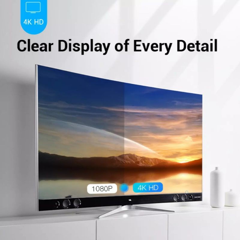 Dây cáp HDMI Vention 2.0 4K 60Hz 1.5m cho máy tính Laptop PS3 PS4 siêu bền Tuấn Hà Store