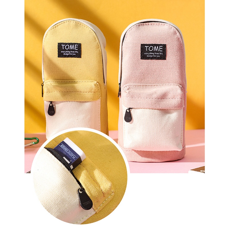 Túi Đựng Bút Bằng Vải Canvas Thời Trang Dành Cho Colleage Teen Stude