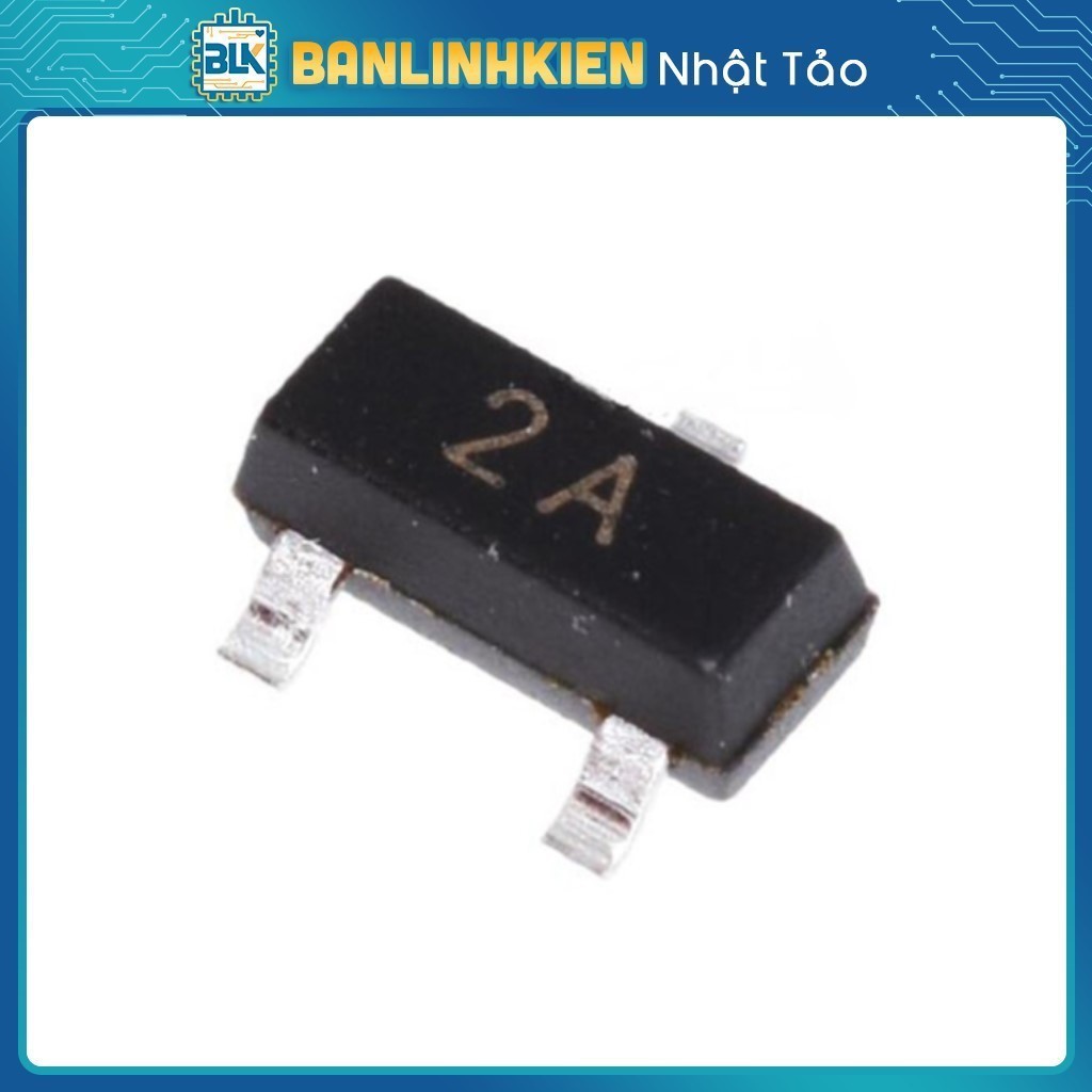 Bộ 10 2N3906 SOT23 TRANS PNP 0.2A 40V (2A)