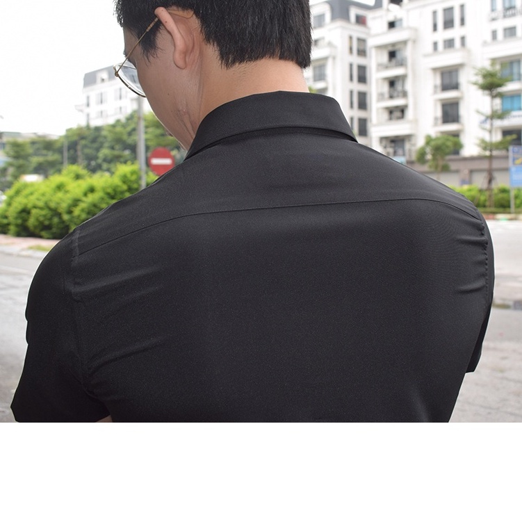 Áo Sơ Mi Đi Biển Cộc Tay  OT 09 Áo Sơ Mi Lụa Nam Chất Lụa Đũi Chất Lượng Cao Mang Đến Cho Người Mặc Thoải Mái Dễ Chịu