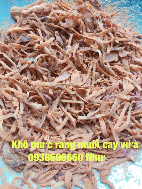 Khô Mực Rang Muối Nhà Làm Quỳnh Như