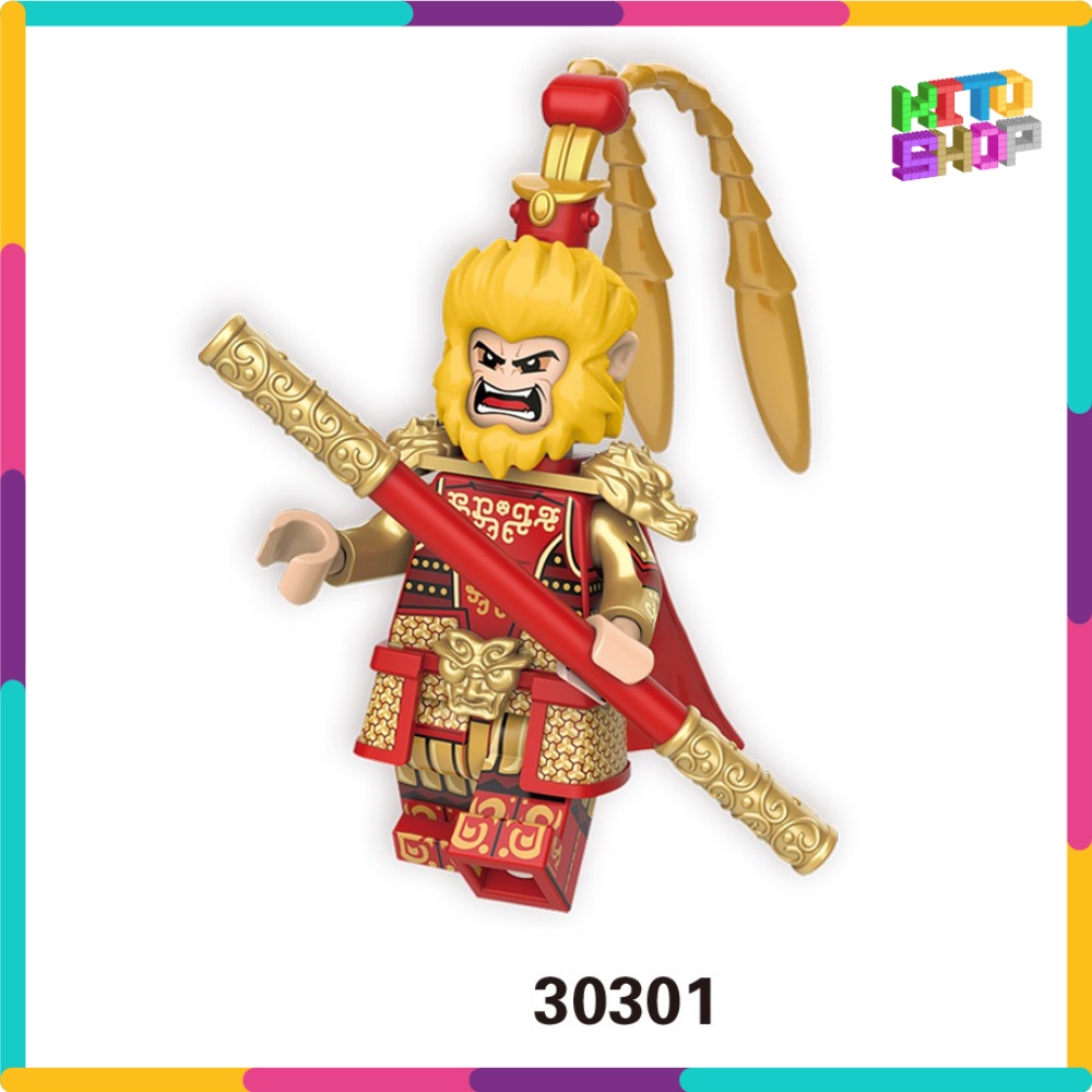 Đồ Chơi Lắp Lắp Ráp Minifigures Tây Du Ký Tôn Ngộ Không Mô Hình Nhân Vật Phim Truyện 3030A