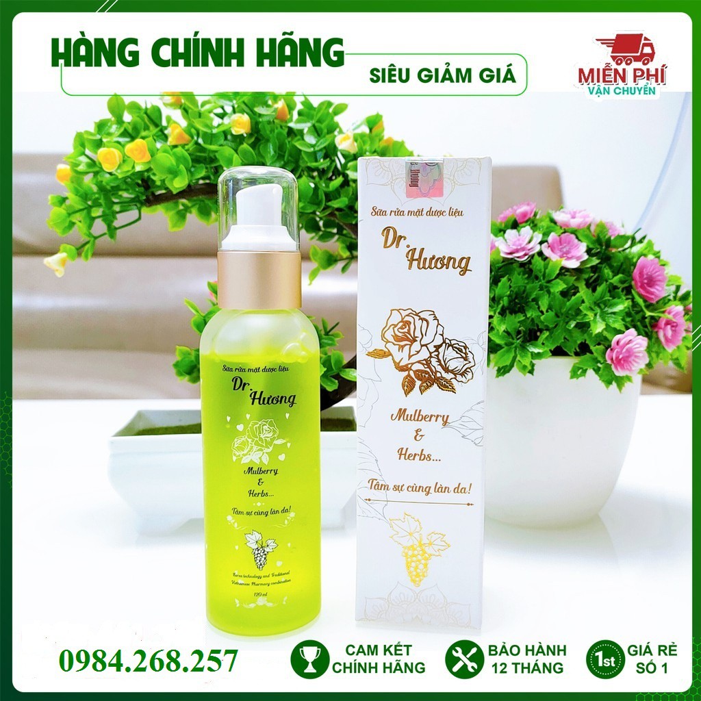 [CHÍNH HÃNG] Sữa Rửa Mặt Dr. Hương 120ml