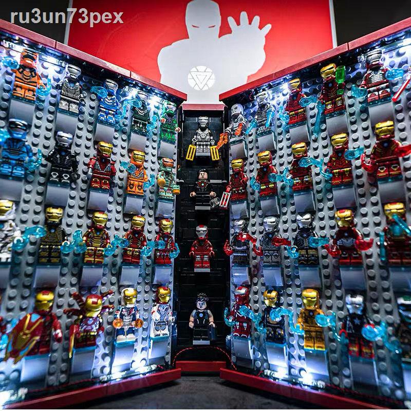 GubeiTương thích với LEGO S Brand Iron Man Memorial Collector s Edition Sách hướng dẫn sử dụng Marvel Iron Man Building
