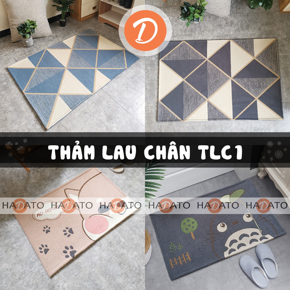 THẢM chùi chân THẢM lau chân hoa văn hiện đại [Giảm giá xả hàng] - TLC 1