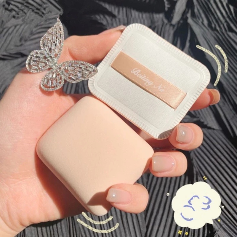 [Hàng mới về] Mút đánh phấn cotton màu kẹo siêu mềm
