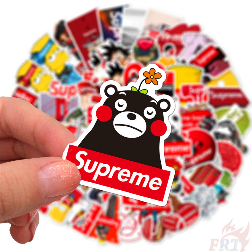 100Pcs/Set ❉ Fashion Brand - S u p r e m e Stickers ❉ Waterproof DIY Decals Doodle Stickers