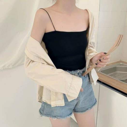 Áo Croptop Nữ 2 Dây Sợi Bún Cao Cấp Thời Trang Sexy Quyến Rũ CHIDU- TA013