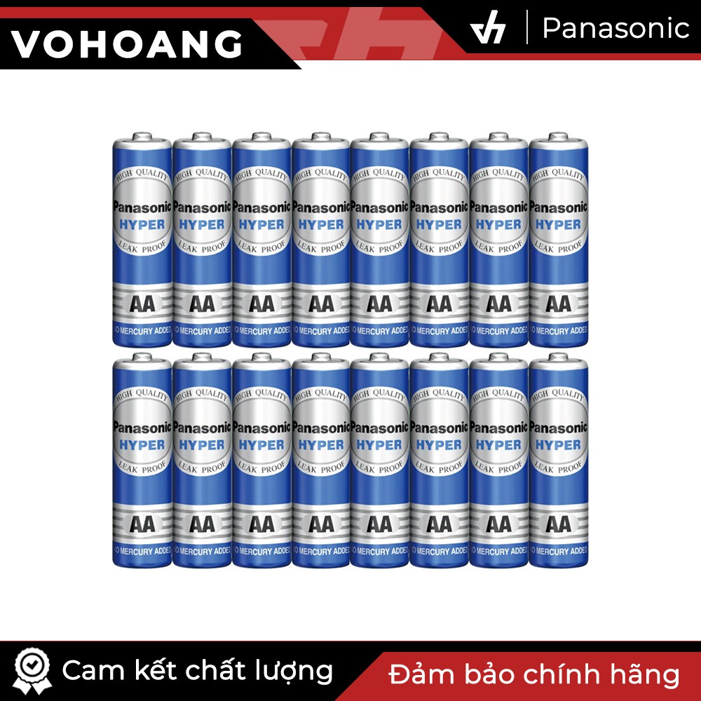 Bộ 16 pin AA Panasonic R6UT High Quality (Xanh)