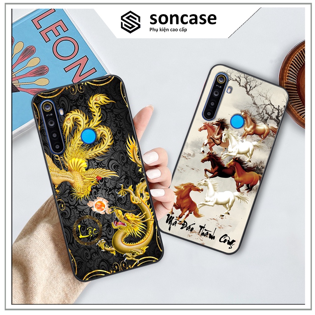 Ốp Realme 5 / 5 Pro / C3 in hình tài lộc,mã đáo ốp lưng cao cấp chất lượng