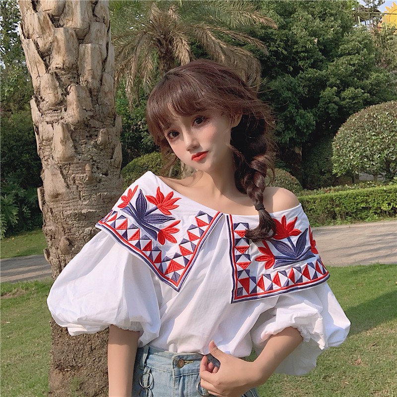 Sơ mi tay bồng siêu yêu