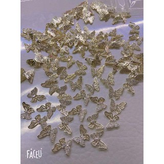 charm hình bướm trang trí nail gắn móng tay nail