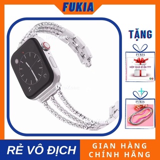 Dây đeo đính đá thời trang cao cấp Apple Watch cho Apple Watch đồng Hồ Thông Minh iWatch