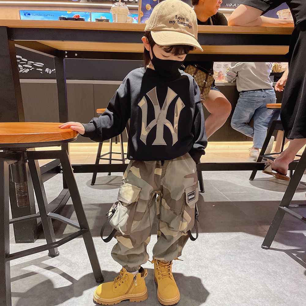 Set Đồ Thời Trang Xuân Thu 2022 Dễ Thương Cho Bé Trai